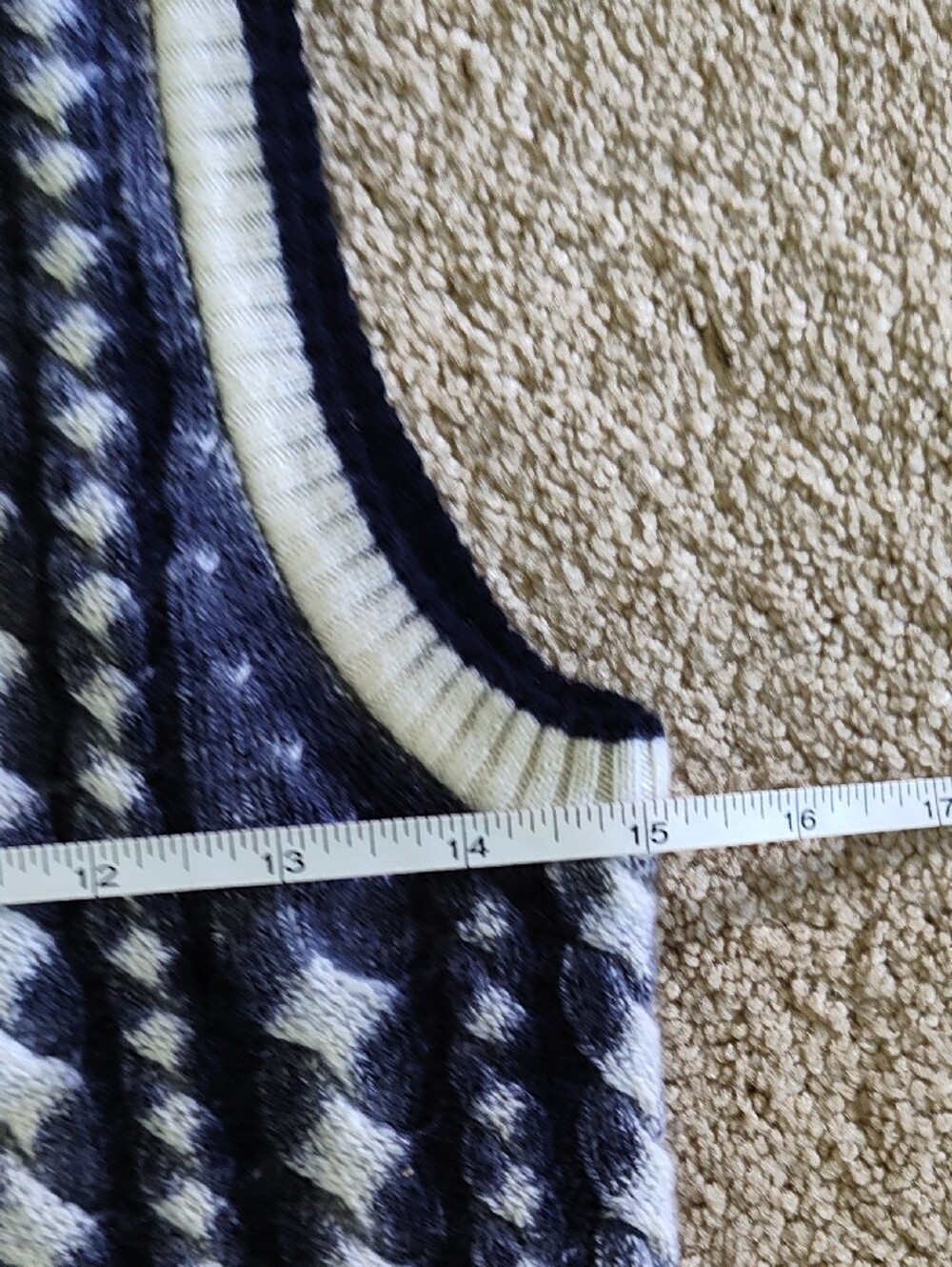 J. Crew Cashmere Navy and White Cable Knit Sleeveless Sweater - Picture 8 of 10